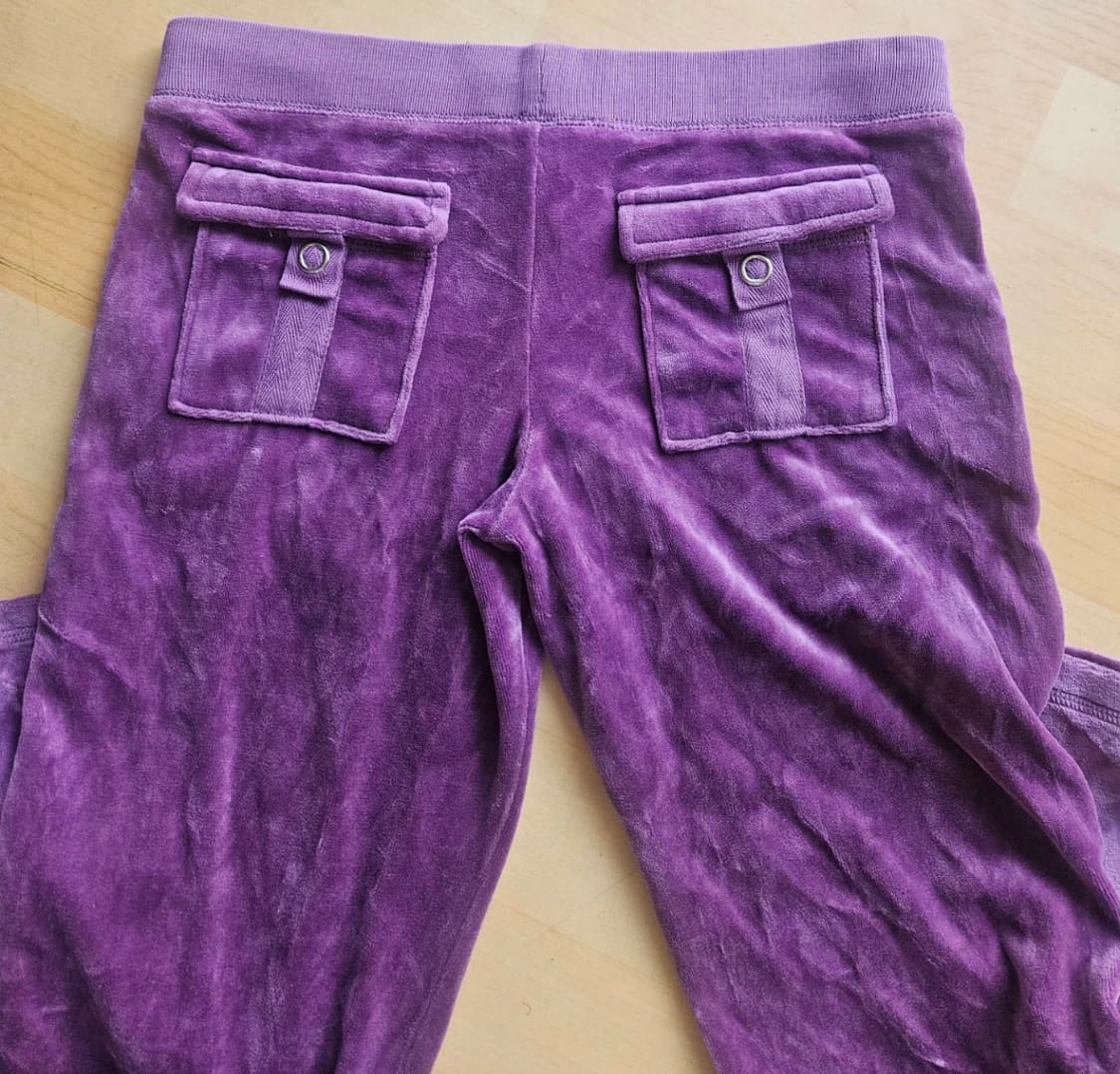 쥬시꾸뛰르 벨벳 트레이닝 세트 퍼플 상품이미지5