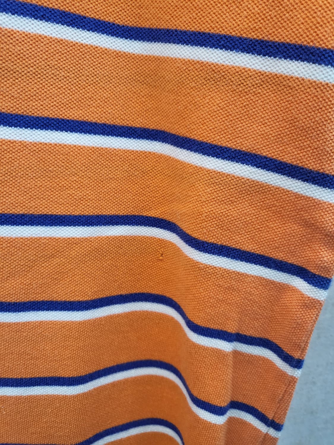 폴로 랄프로렌 스트라이프 반팔 카라티 오렌지 상품이미지4