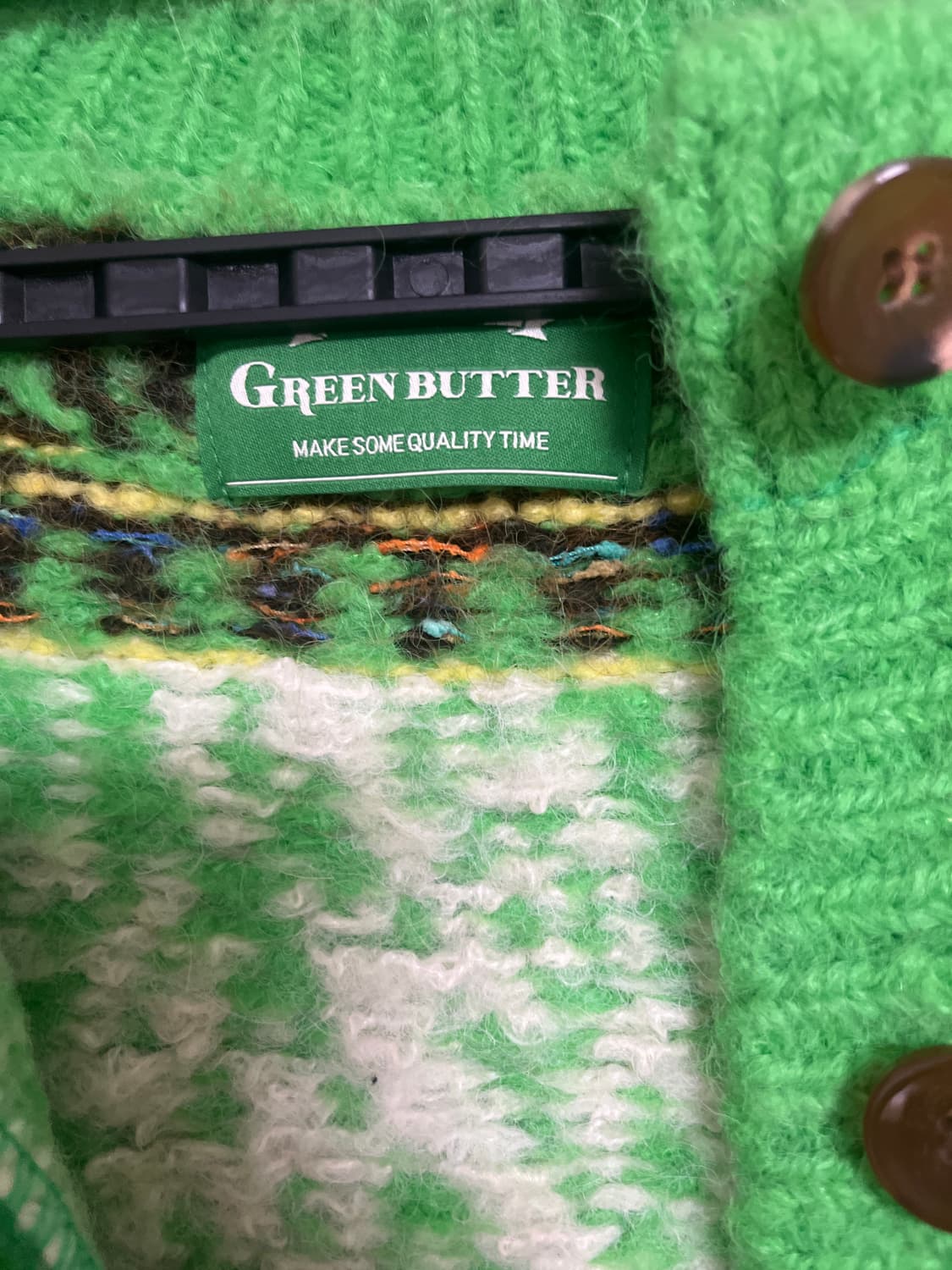 그린버터 오버핏 가디건 상품이미지2