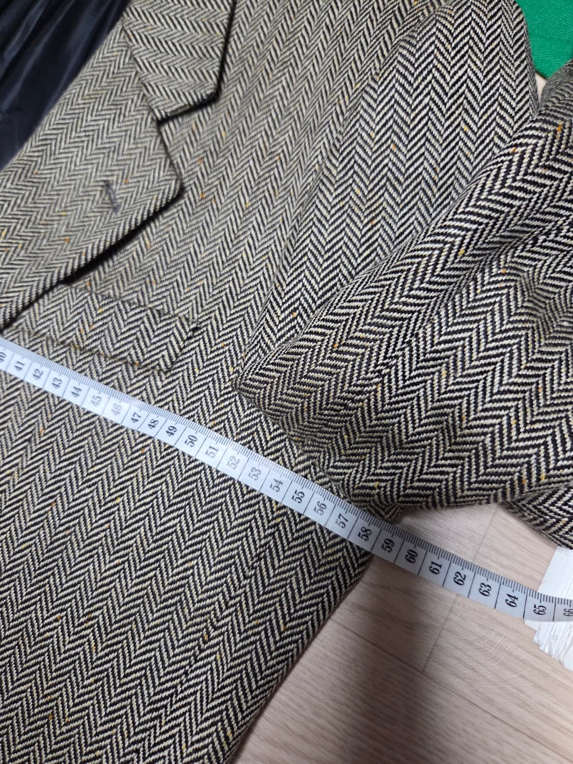 VALENTINO (로로피아나 캐시미어 100 ) 클래식 헤링본 자켓  상품이미지9