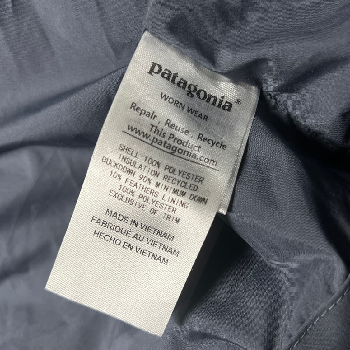 파타고니아 잭슨 글레이셔 여성 롱 패딩 블루 M 상품이미지5