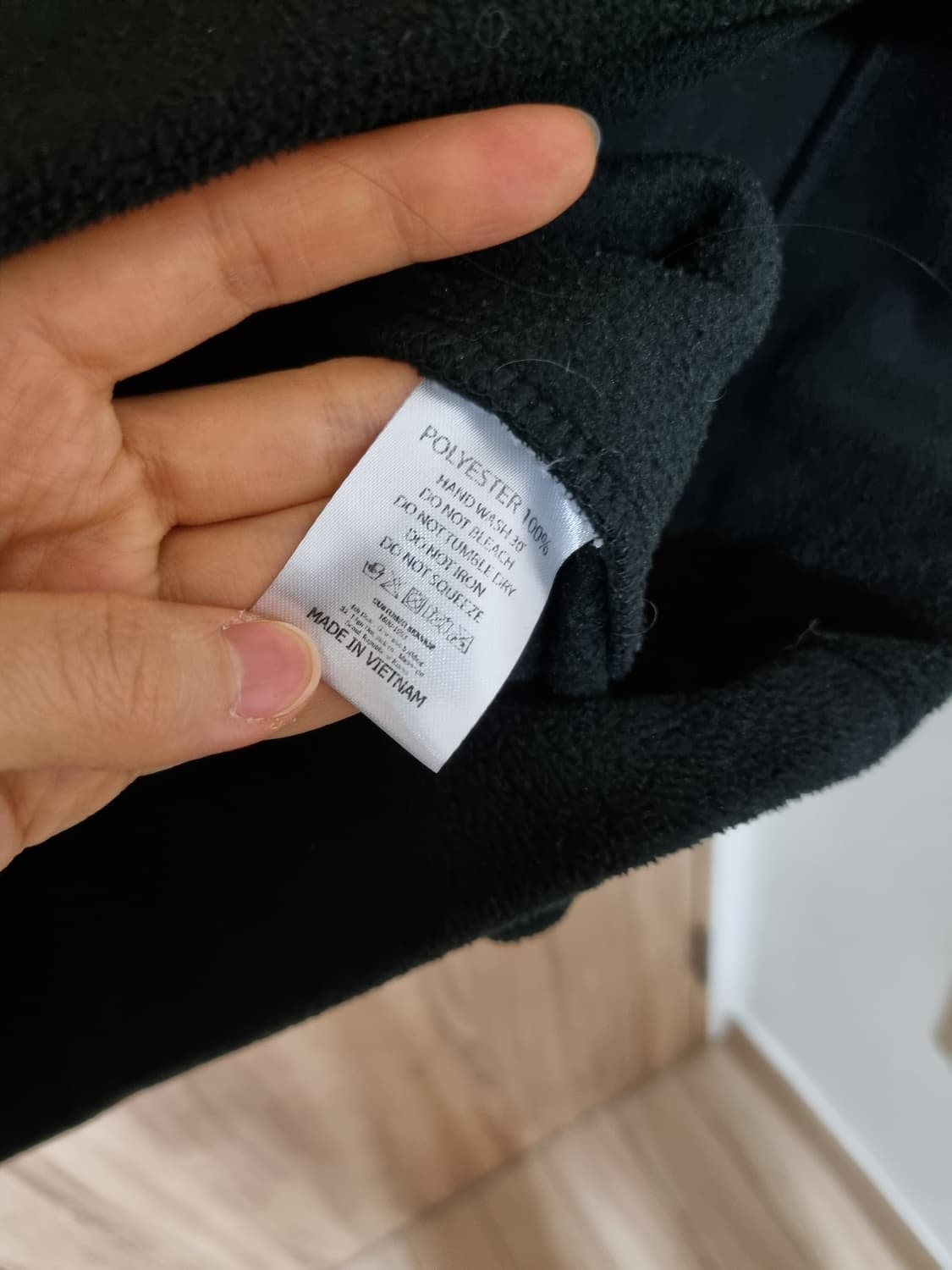 아임낫어휴먼비잉 반집업 플리스 맨투맨 상품이미지3