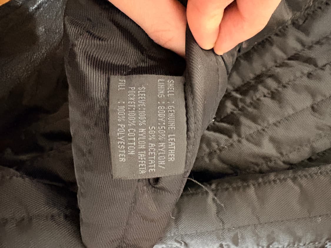 게스 빈티지 소가죽 레더자켓 M 100-105 상품이미지6