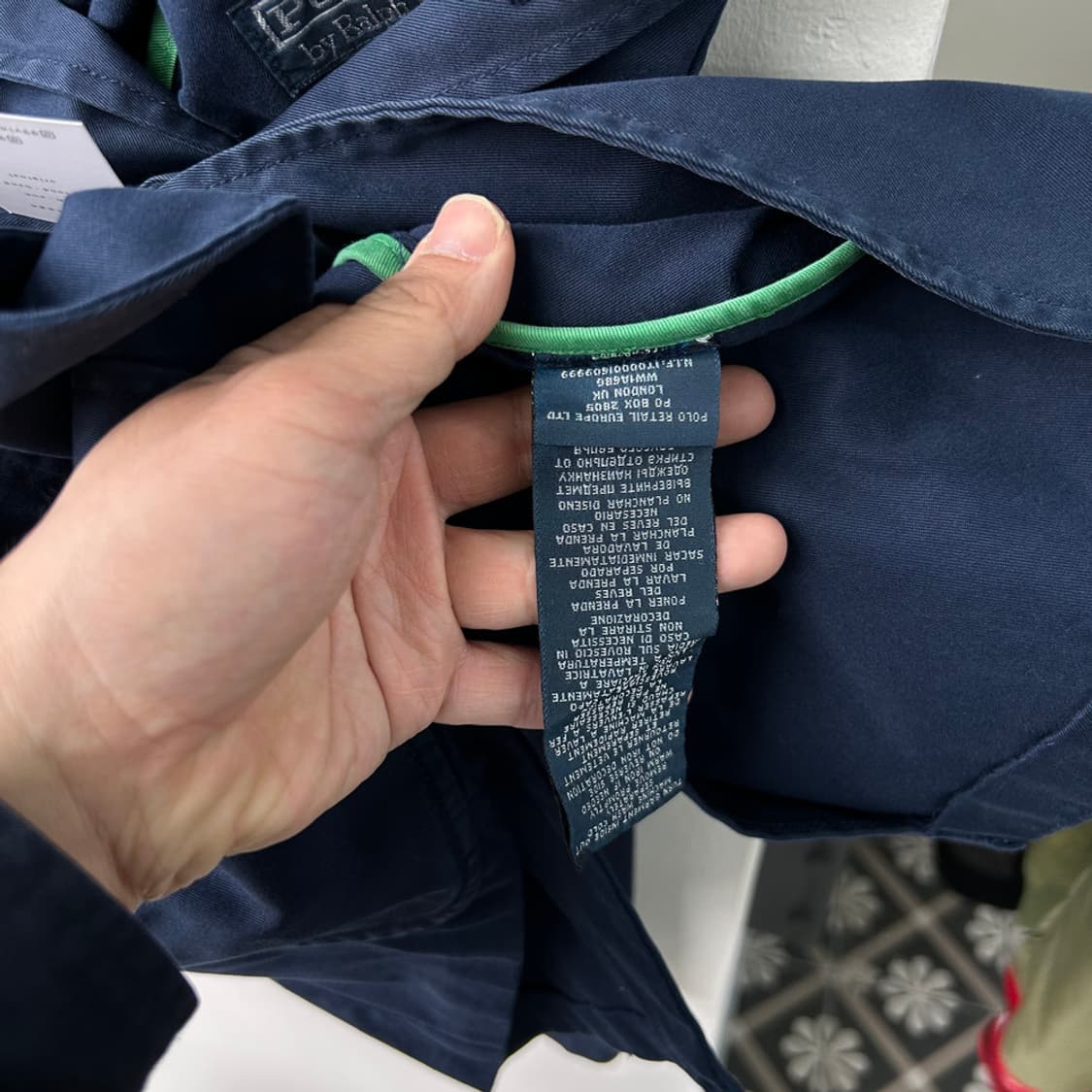 16492 - 폴로 랄프로렌 네이비 빅로고 블레이저 자켓 (42R) 상품이미지4