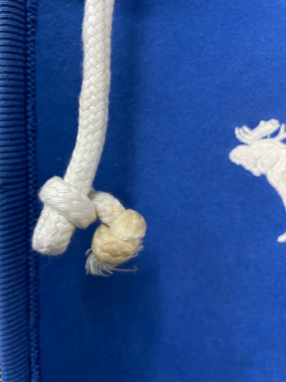 아베크롬앤피치 순록 사이드 스펠 로고 블루 후드집업 H2160 상품이미지5