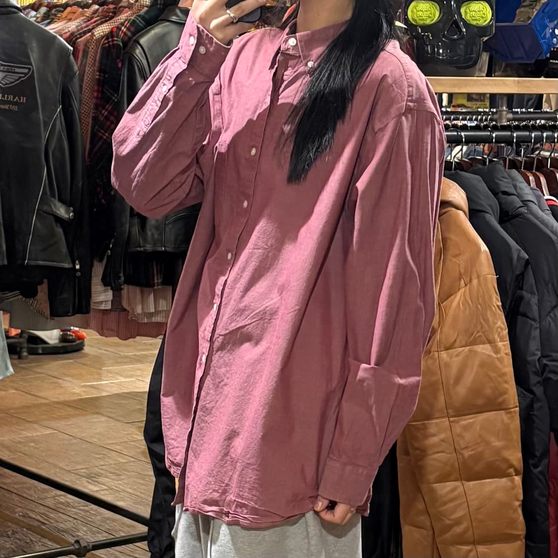 [HI] Carhartt 칼하트 긴팔셔츠 로즈핑크 상품이미지3