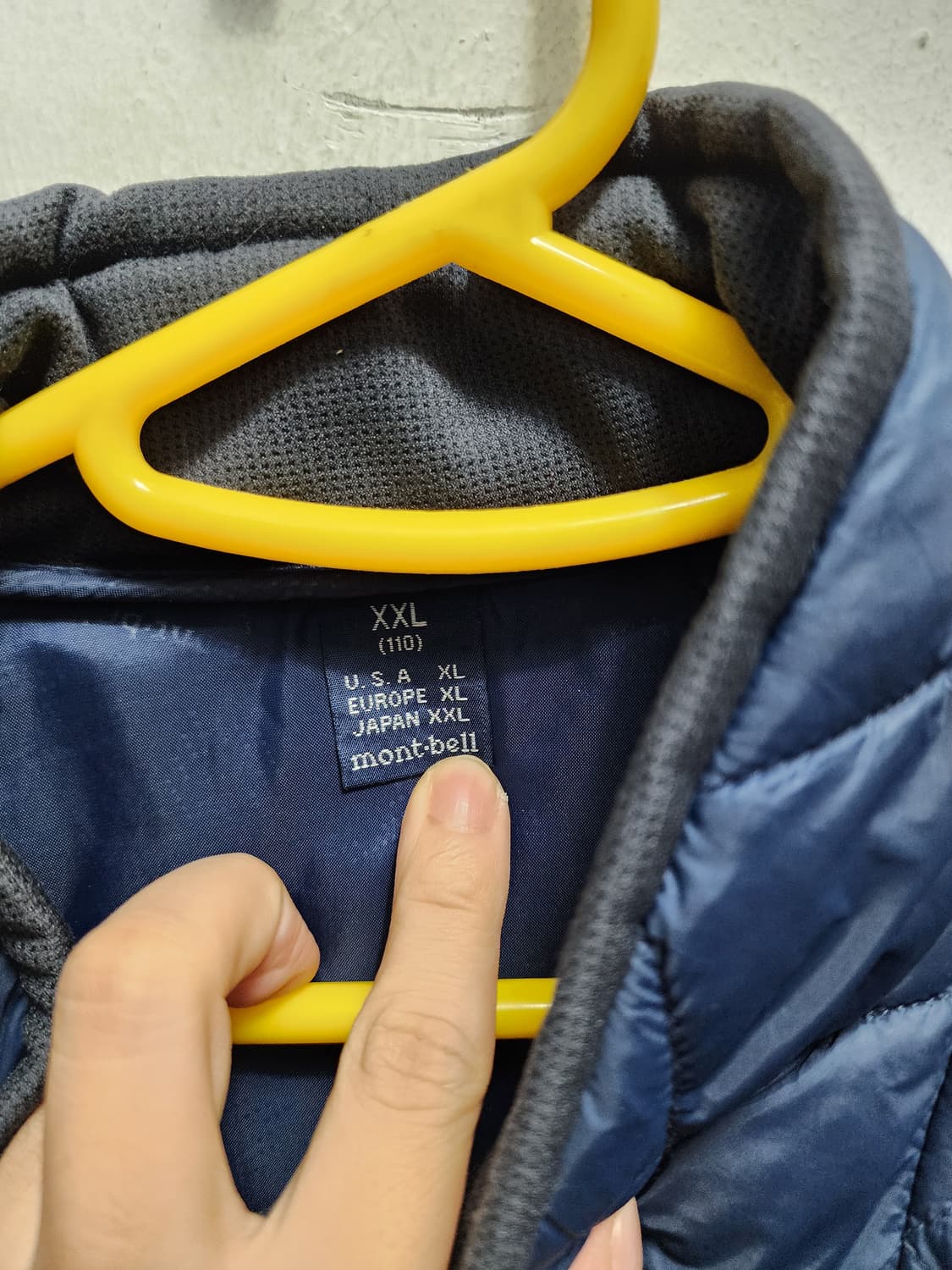 몽벨 플라즈마 다이아몬드 퀼팅 경랭패딩 XXL 상품이미지5