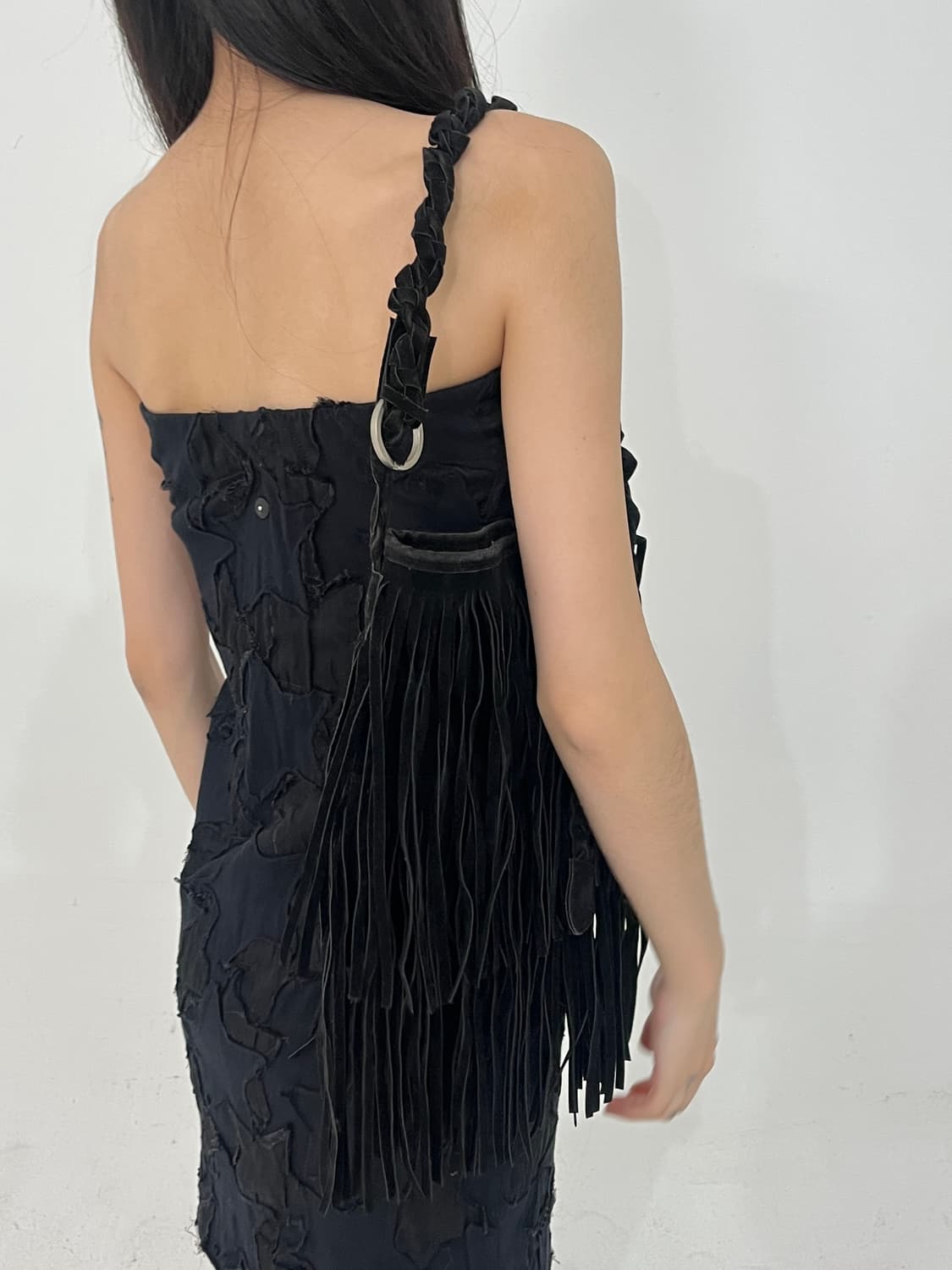 Fringe knot shoulder bag 상품이미지4