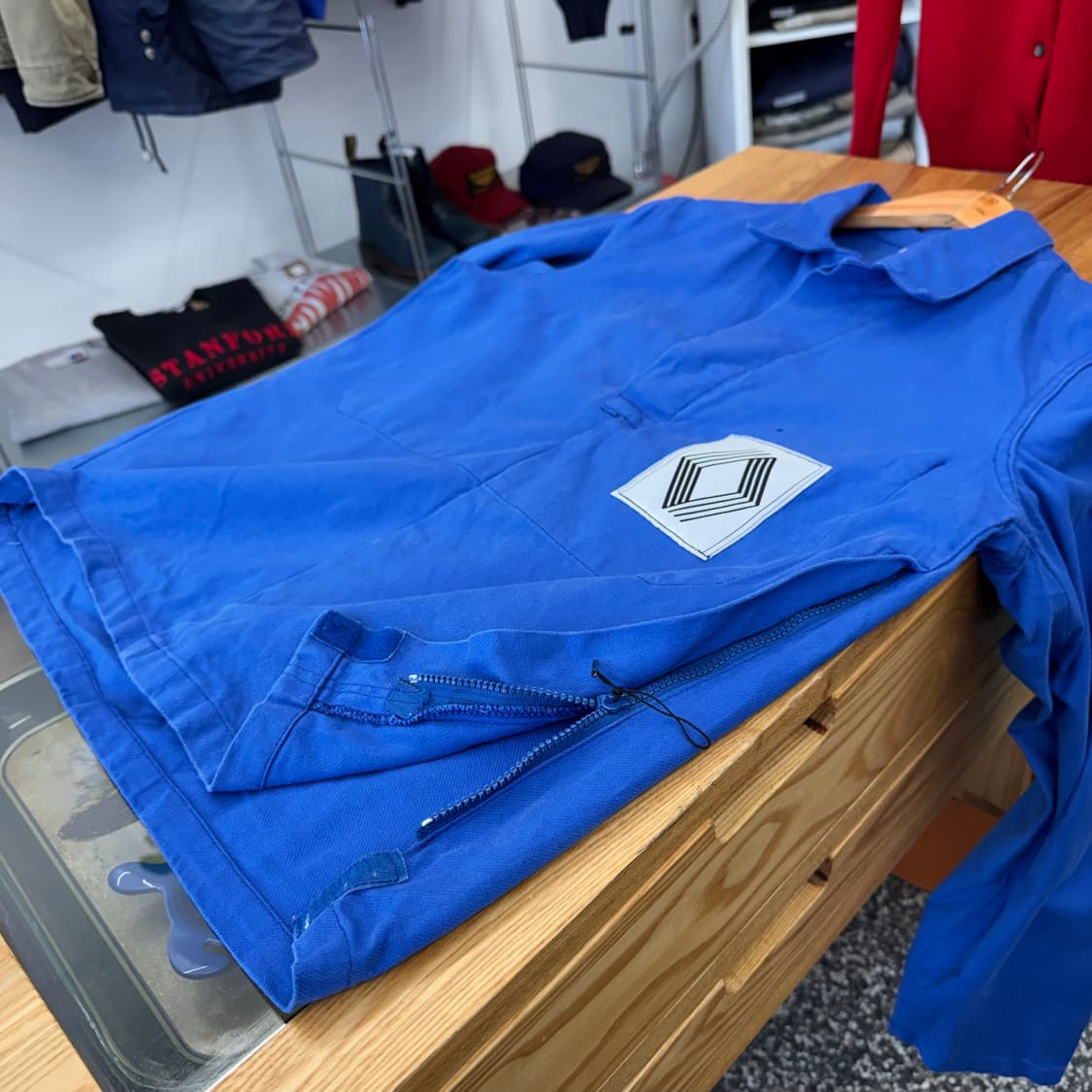 70s 빈티지 르노자동차 프렌치 워크 자켓 (S)   상품이미지4