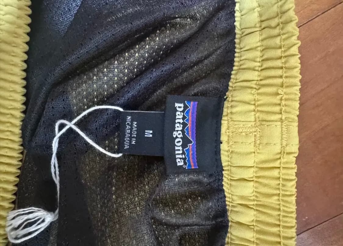 파타고니아 배기스 5인치 m사이즈 (옐로우색상) 팝니다 상품이미지4