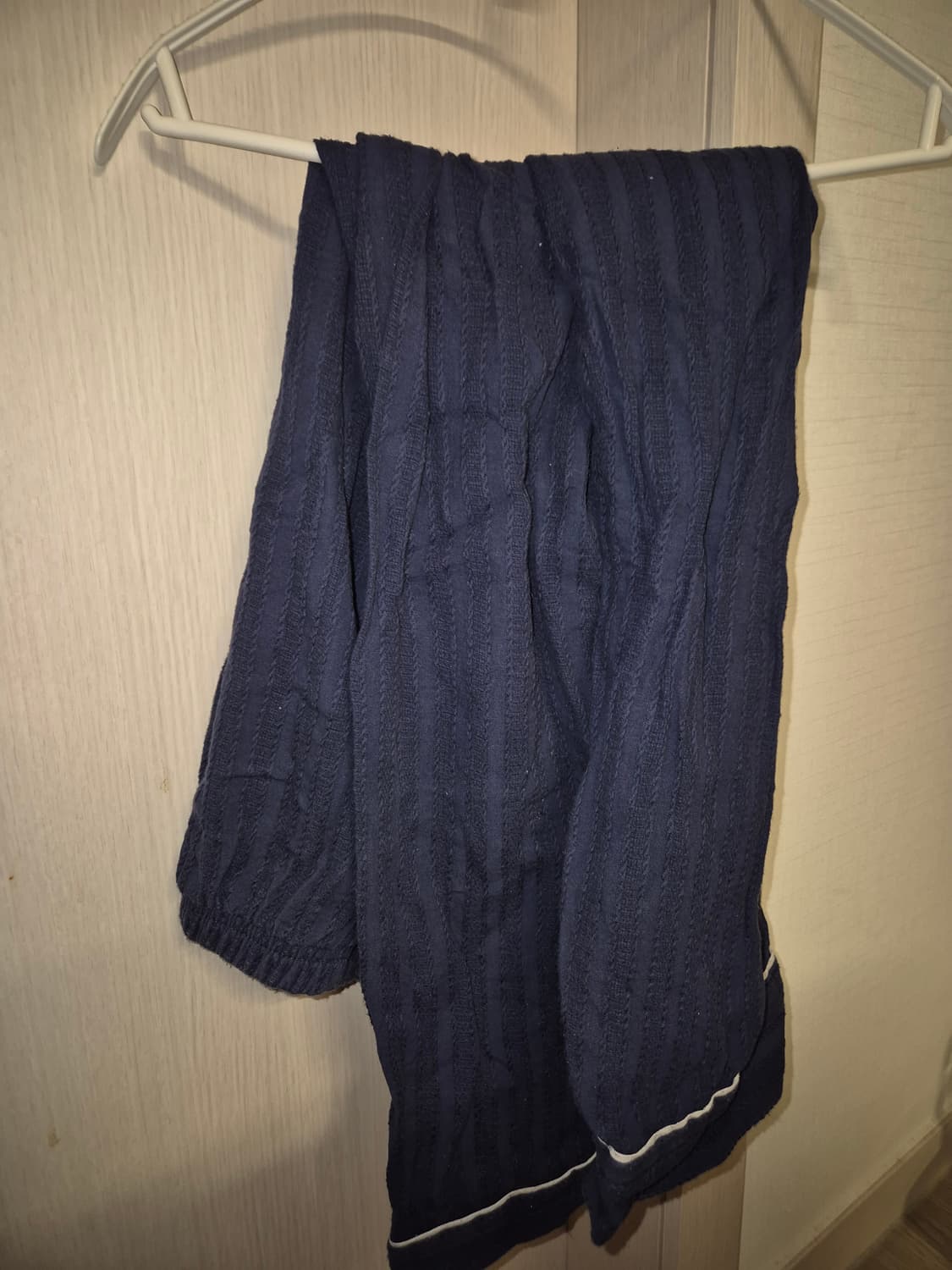 루나루즈 엠마 코튼 긴팔 잠옷 네이비 상품이미지4