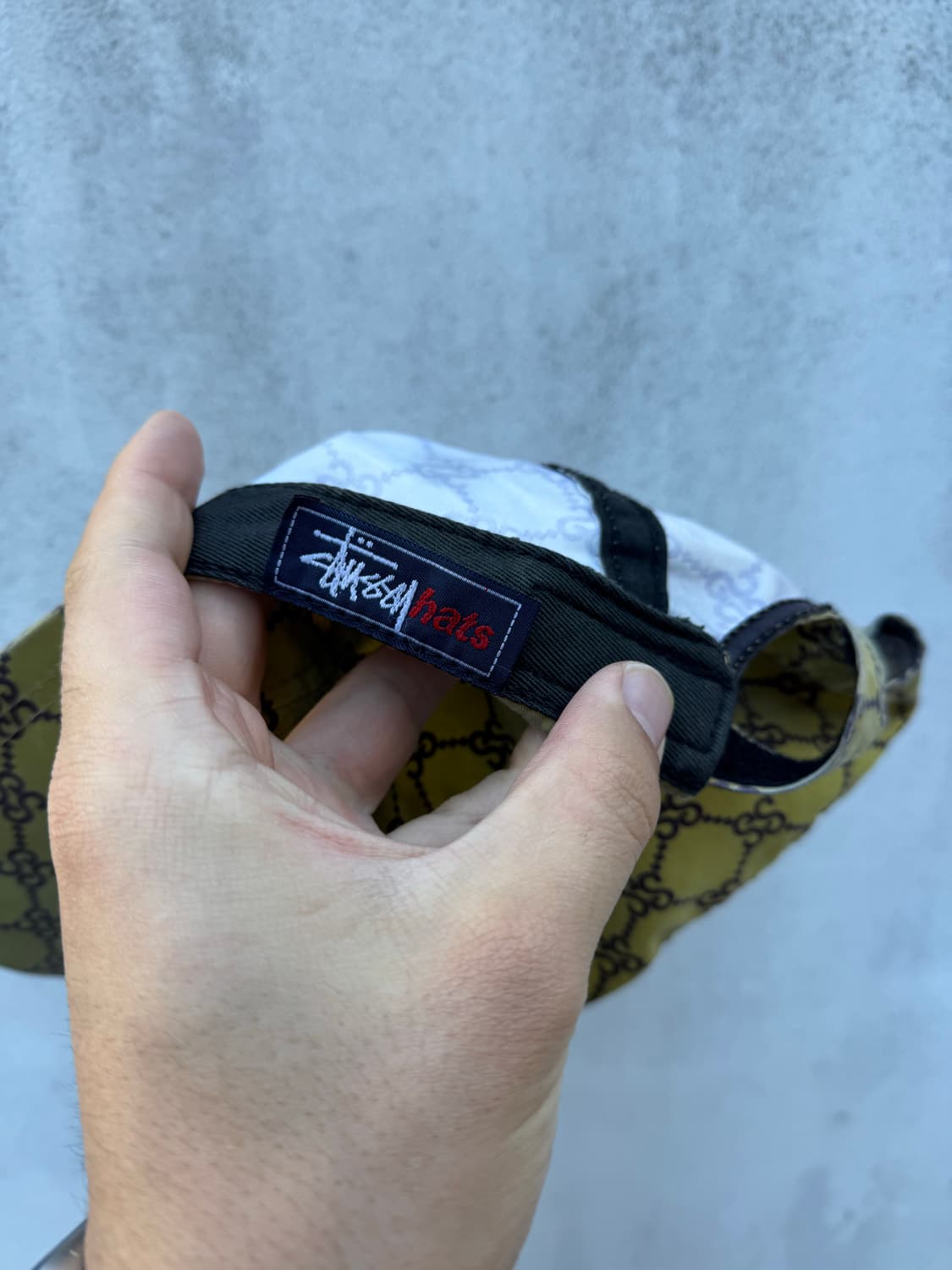 90s 스투시 LV Parody 캠프캡 상품이미지7