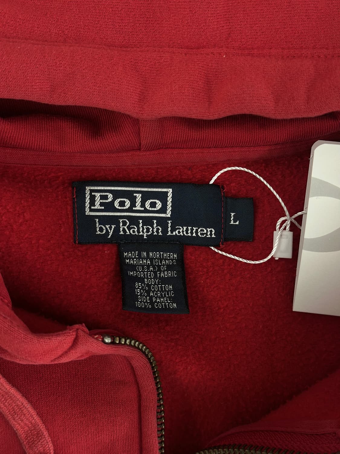 폴로 랄프로렌 레드 후드집업  상품이미지7