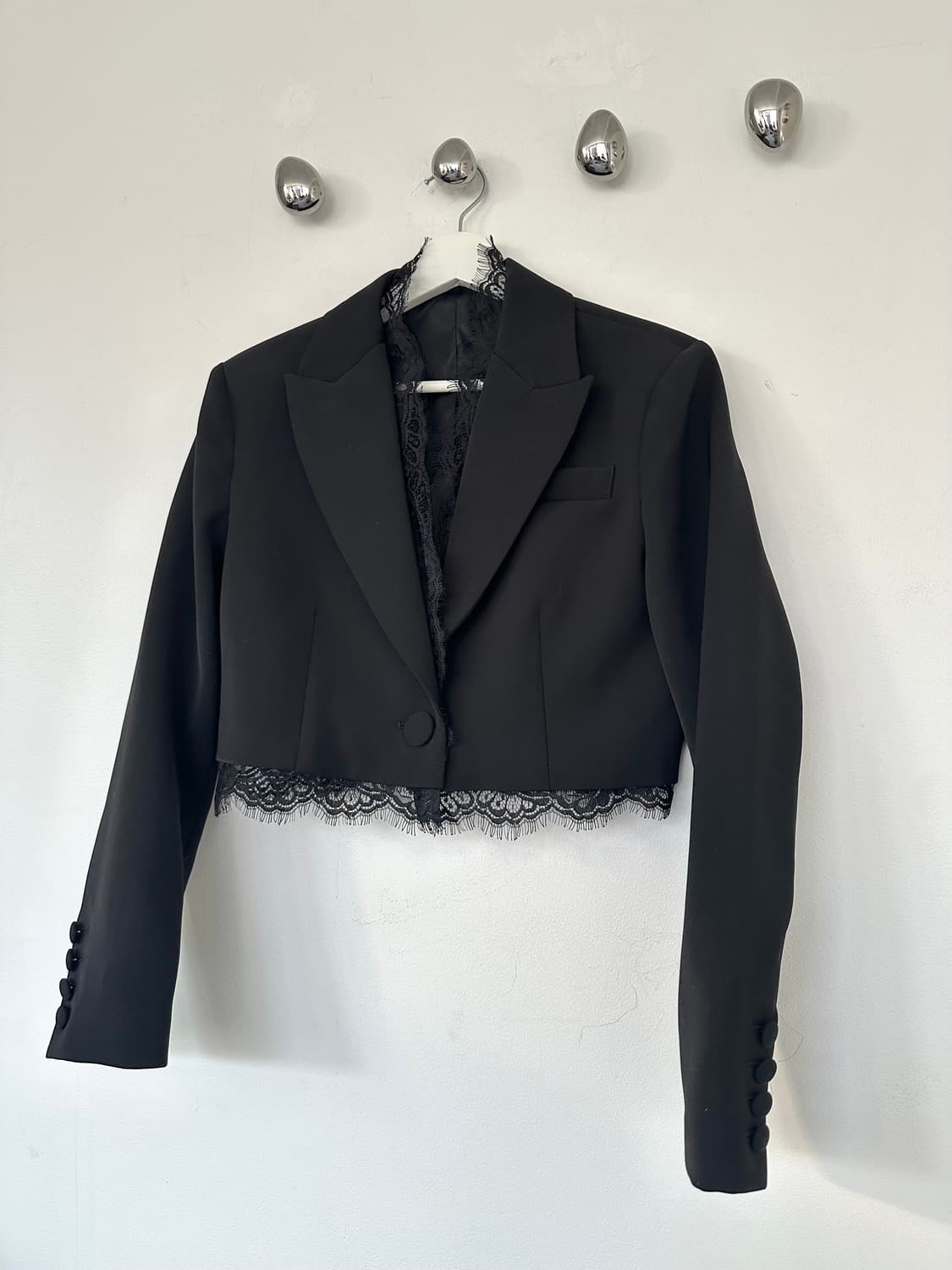 알렉산더 맥퀸 고딕 크롭 레이스 블레이저 상품이미지3