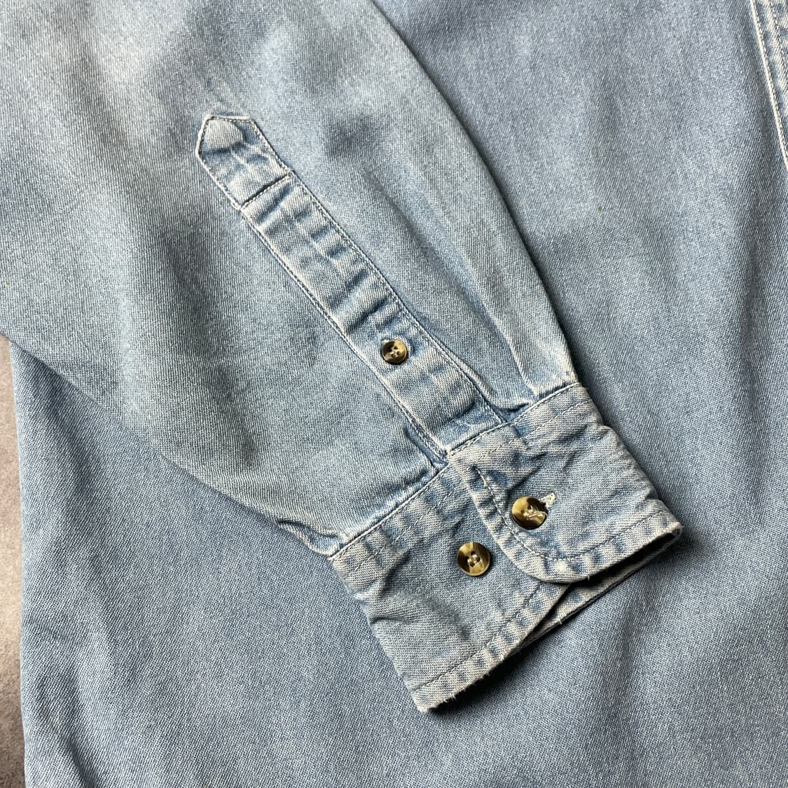 PORT AUTHORITY 빈티지 데님 코튼 셔츠 A00535 상품이미지7