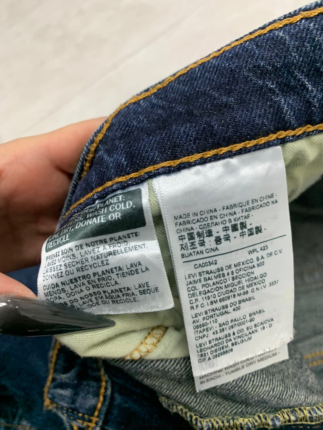 리바이스 502 데님 팬츠 #321 상품이미지4