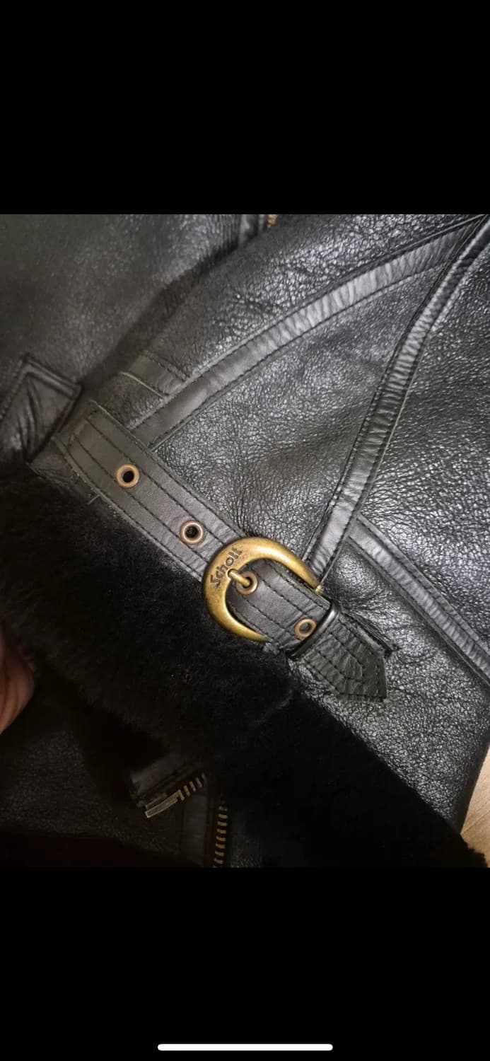 Schott b-3 근본 무스탕 유일매물 상품이미지8