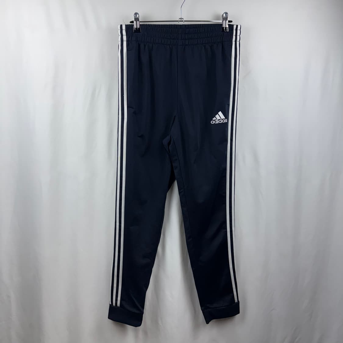 (L) 아디다스 삼선 트랙 조거 팬츠 네이비 상품이미지2