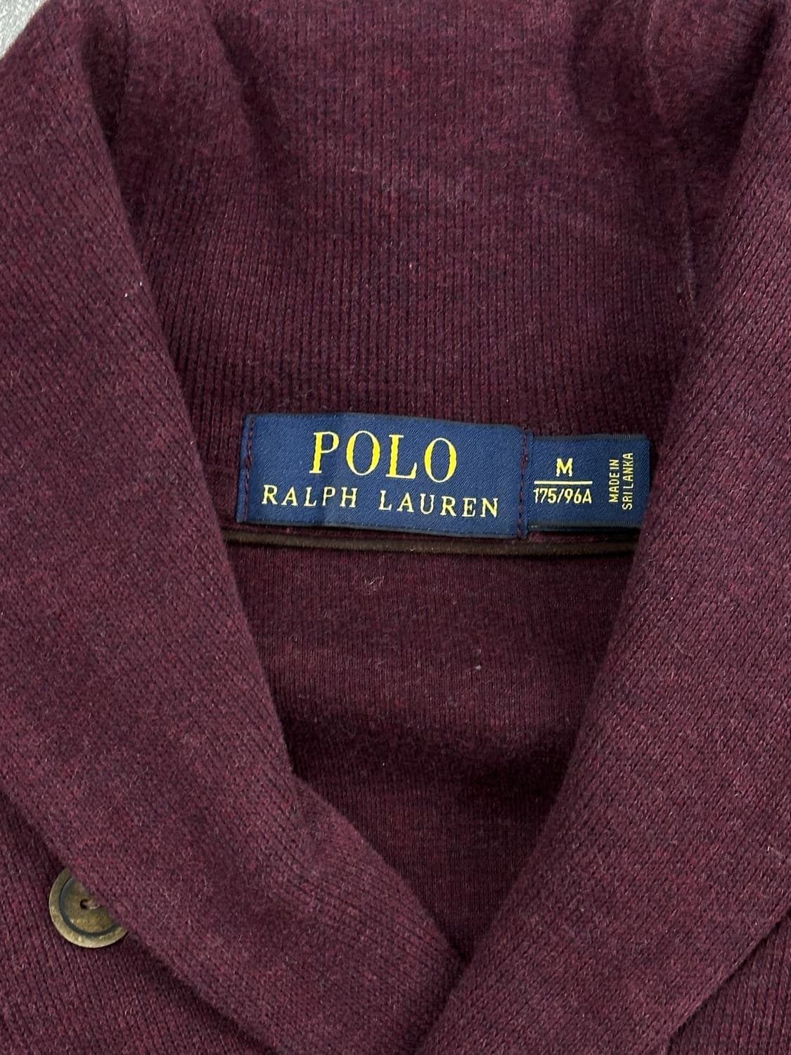 폴로 숄카라 맨투맨 버건디 상품이미지4