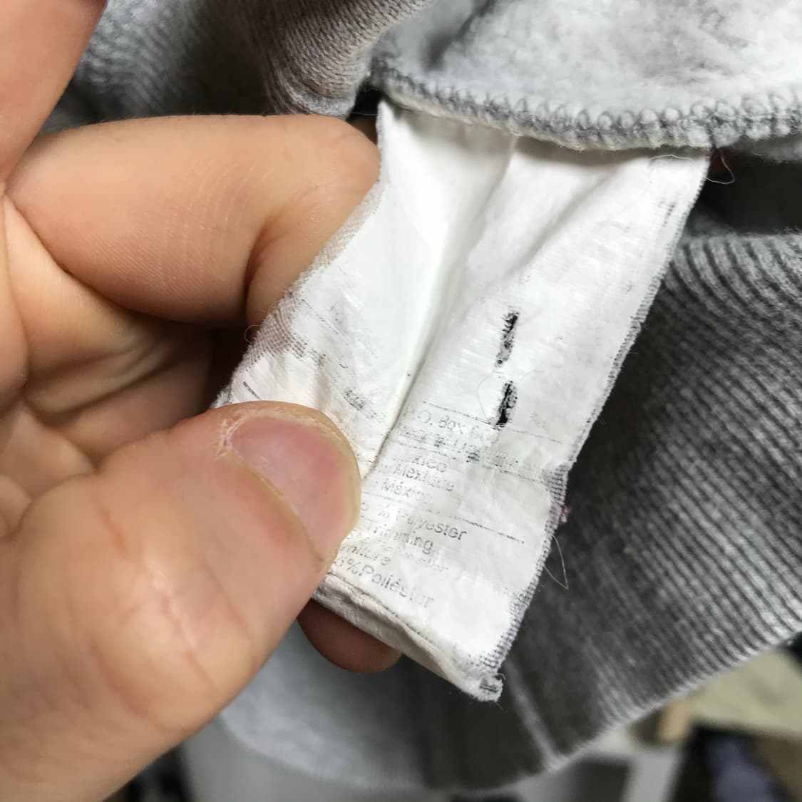 칼하트 회색 후드집업 상품이미지4