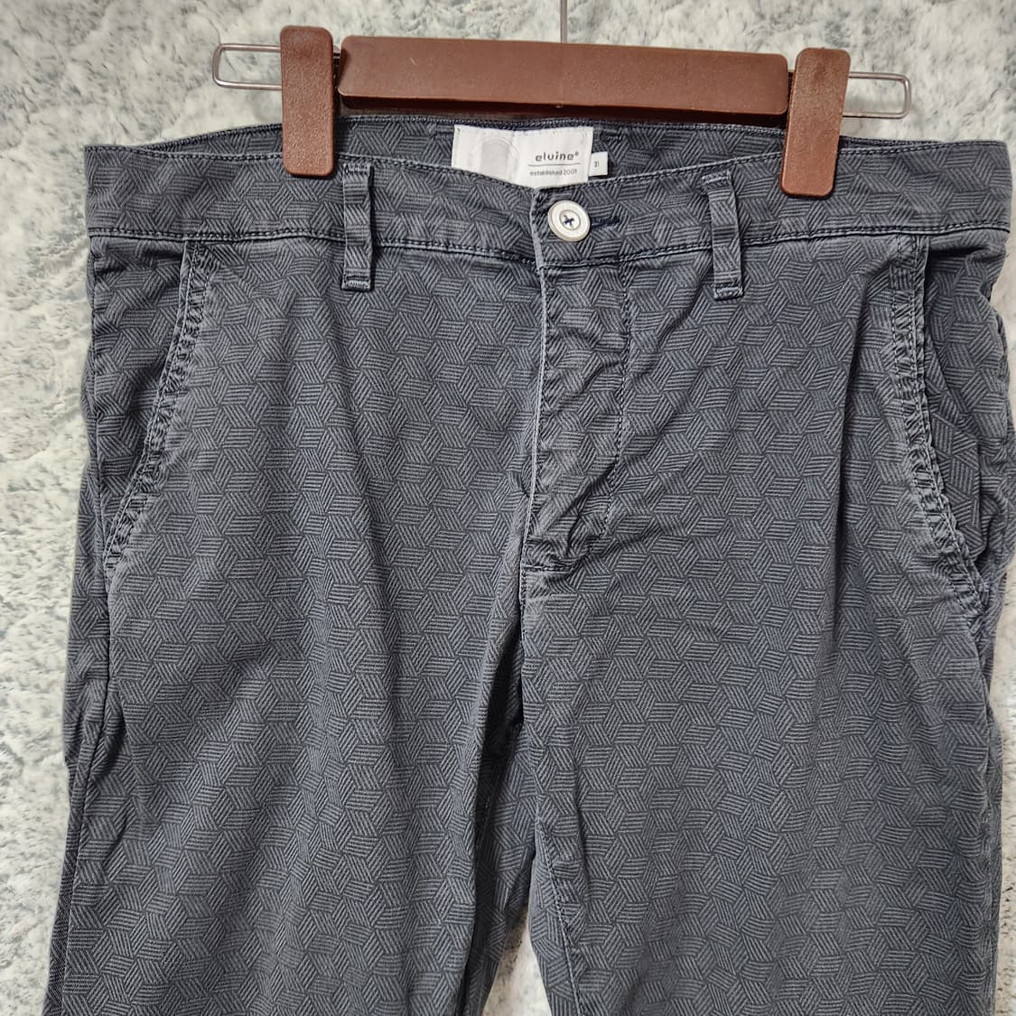 J33 [31] Elvine 엘바인 남성 슬림 팬츠 바지 상품이미지2