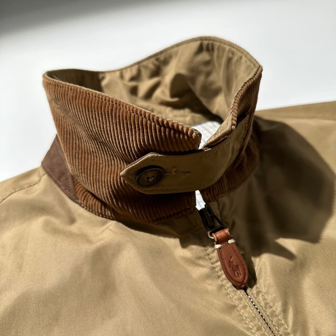 폴로 랄프로렌 코듀로이 카라 폴리쉘 스윙톱 블루종 자켓 상품이미지6