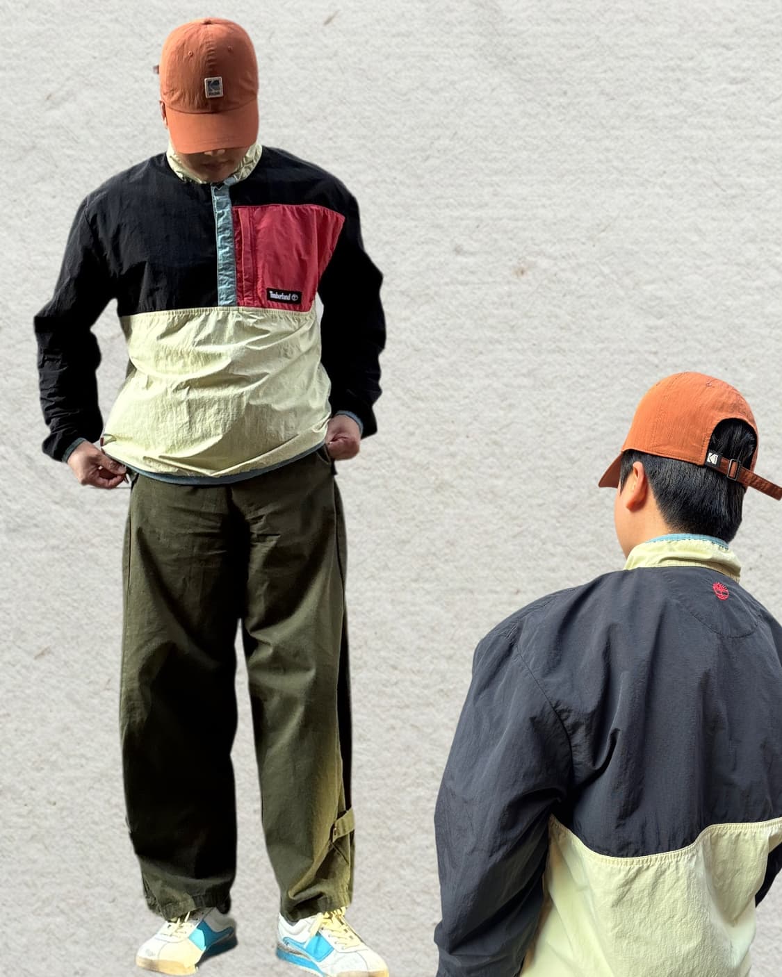 팀버랜드 멀티컬러블록 아노락 나일론 재킷 상품이미지2