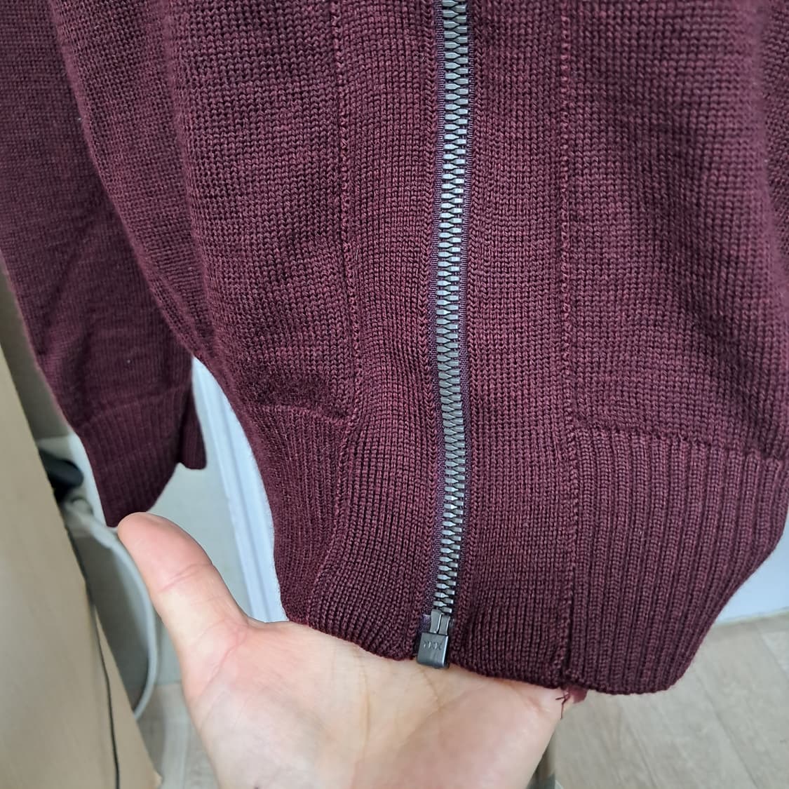 헤지스 남성 니트 집업 가디건 95 상품이미지7