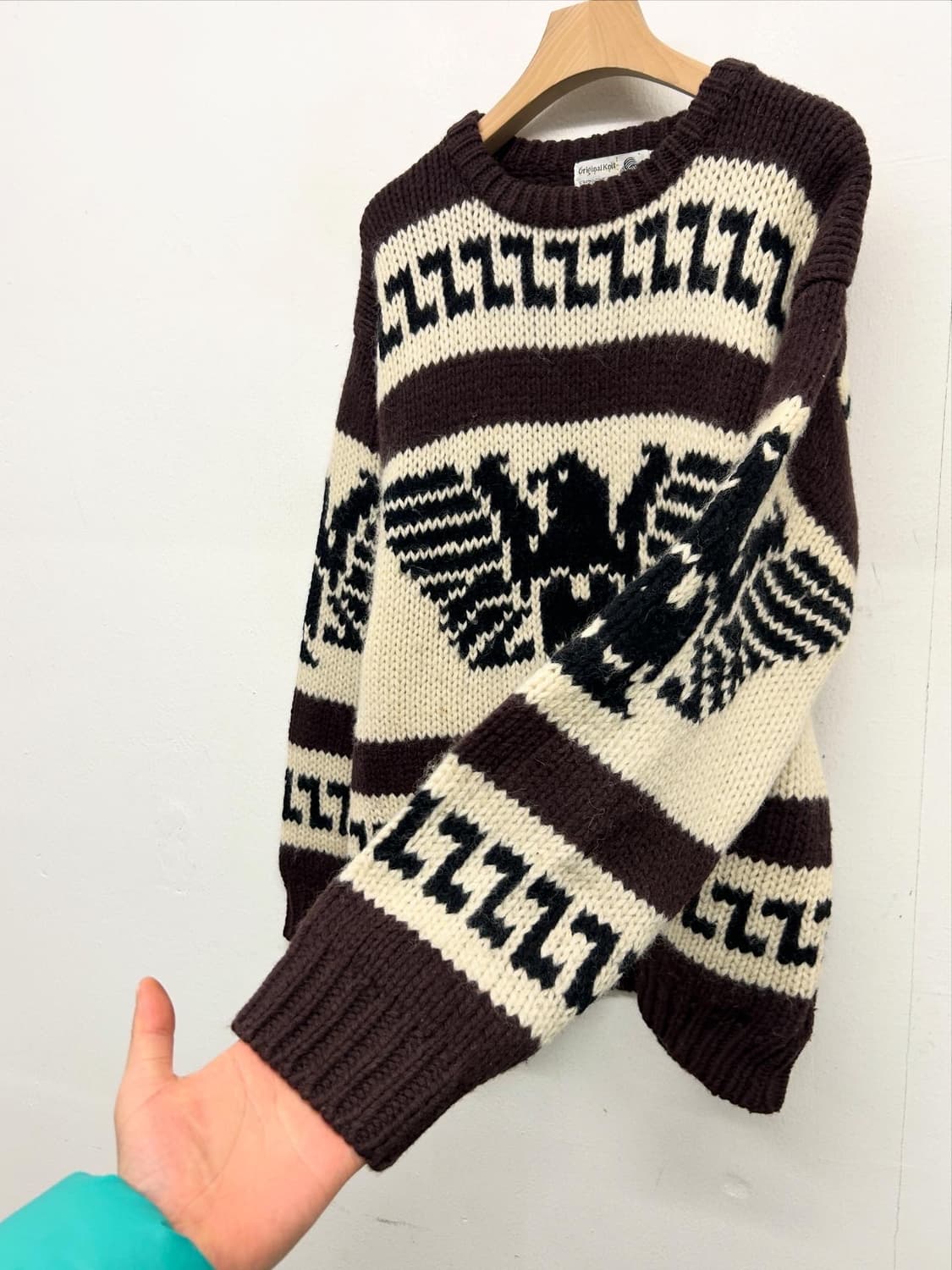 코위찬 핸드메이드 울 니트 상품이미지2