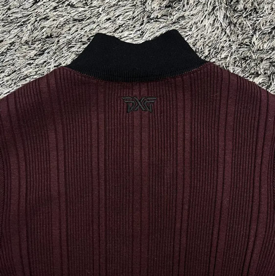 PXG 여성 골프 헨리넥 골지 니트 (S) 상품이미지4