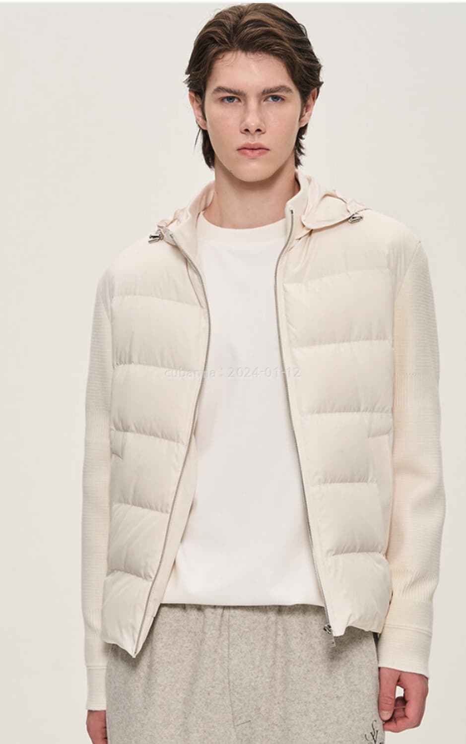 시스템옴므 니트 구스 패딩 105 상품이미지1