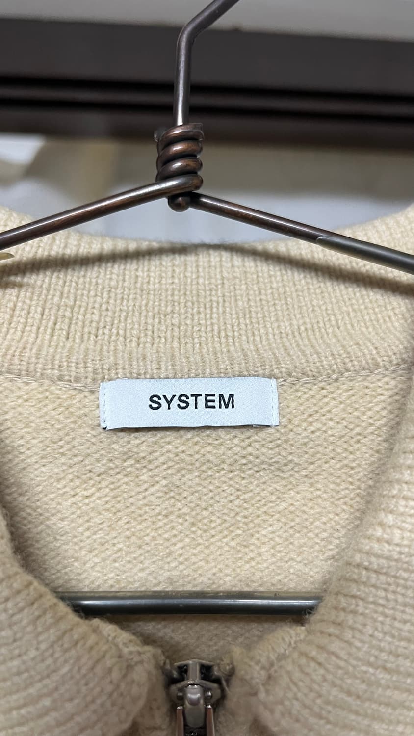 시스템 옴므 (SYSTEM HOMME) - 하프 집업 칼라 니트 상품이미지2