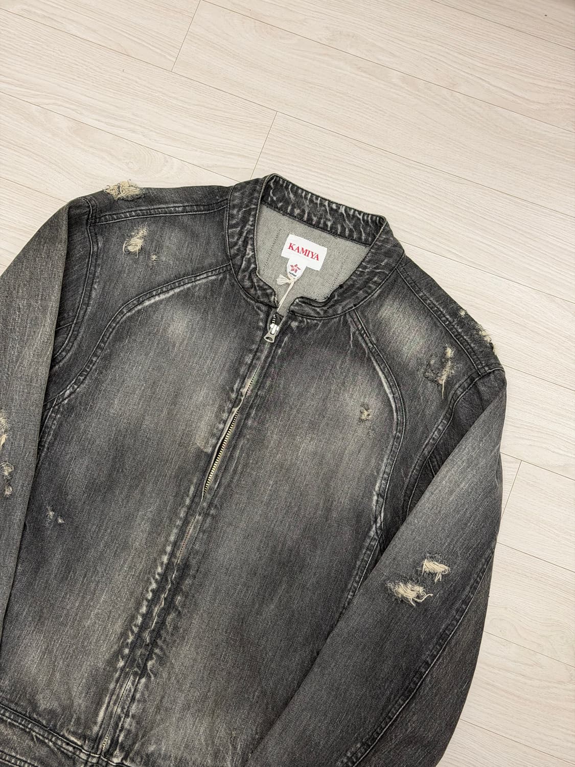 KAMIYA 카미야 데님 바이커 자켓 상품이미지4