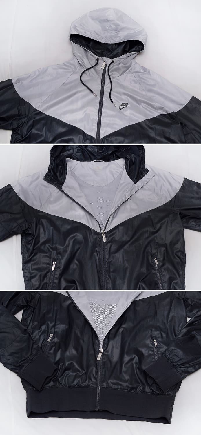나이키 NSW 윈드러너 우븐 라인드 후드집업 자켓 검회 (L / 100) 상품이미지4