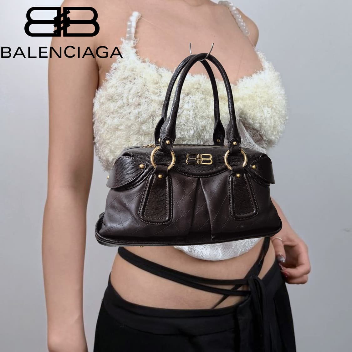 BALENCIAGA 00s minimal leather Bag 상품이미지1