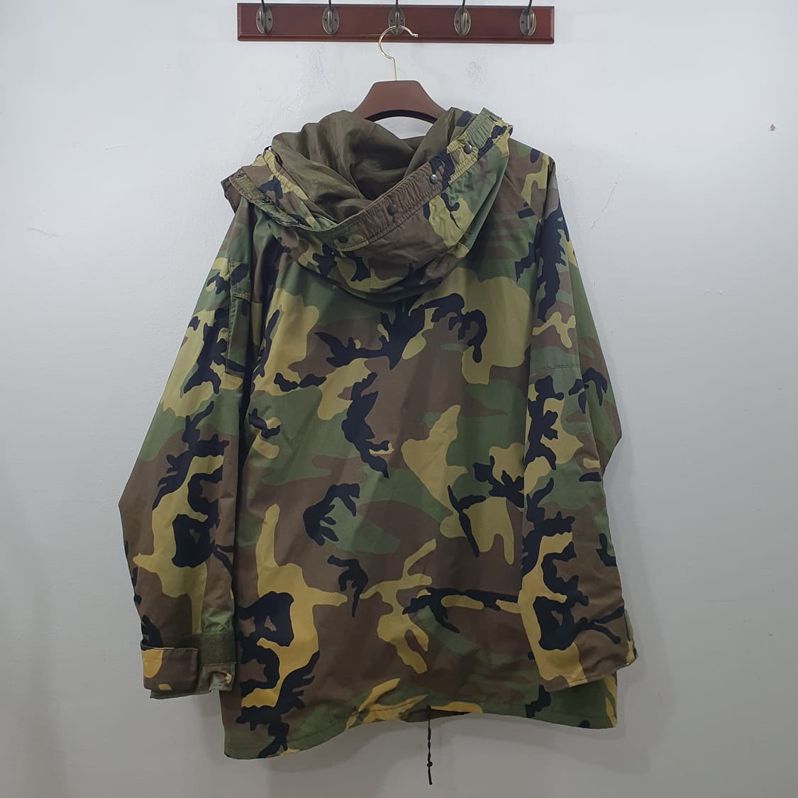 추2XL-3XL 미군 남성 우드랜드 오리지널 카모 파카 후드 자켓 상품이미지7