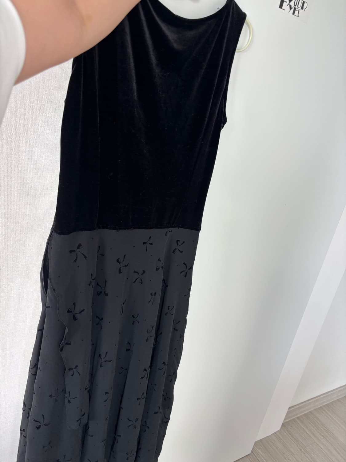 빈티지 벨벳 원피스 상품이미지3