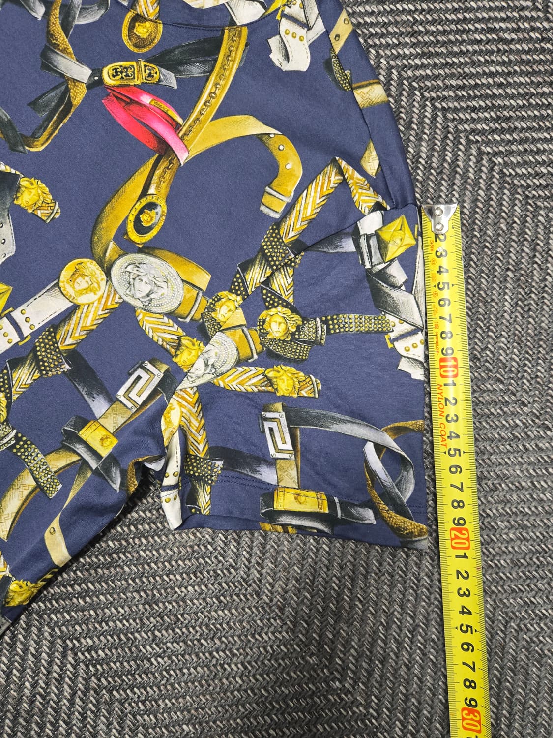 베르사체 벨트 프린팅 반팔 티셔츠 상품이미지7