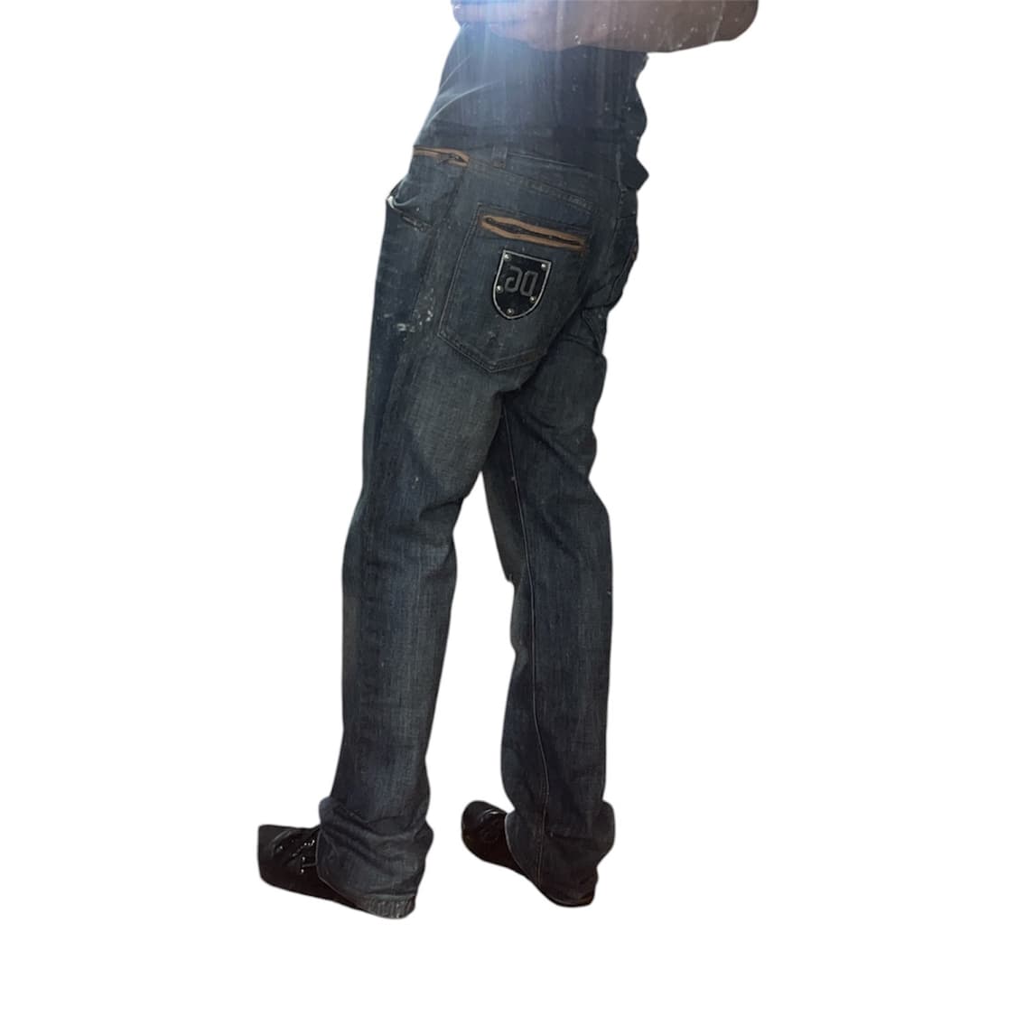 실착) Dolce & Gabbana 아카이브 DG 실드 로고 지퍼 데님 상품이미지6