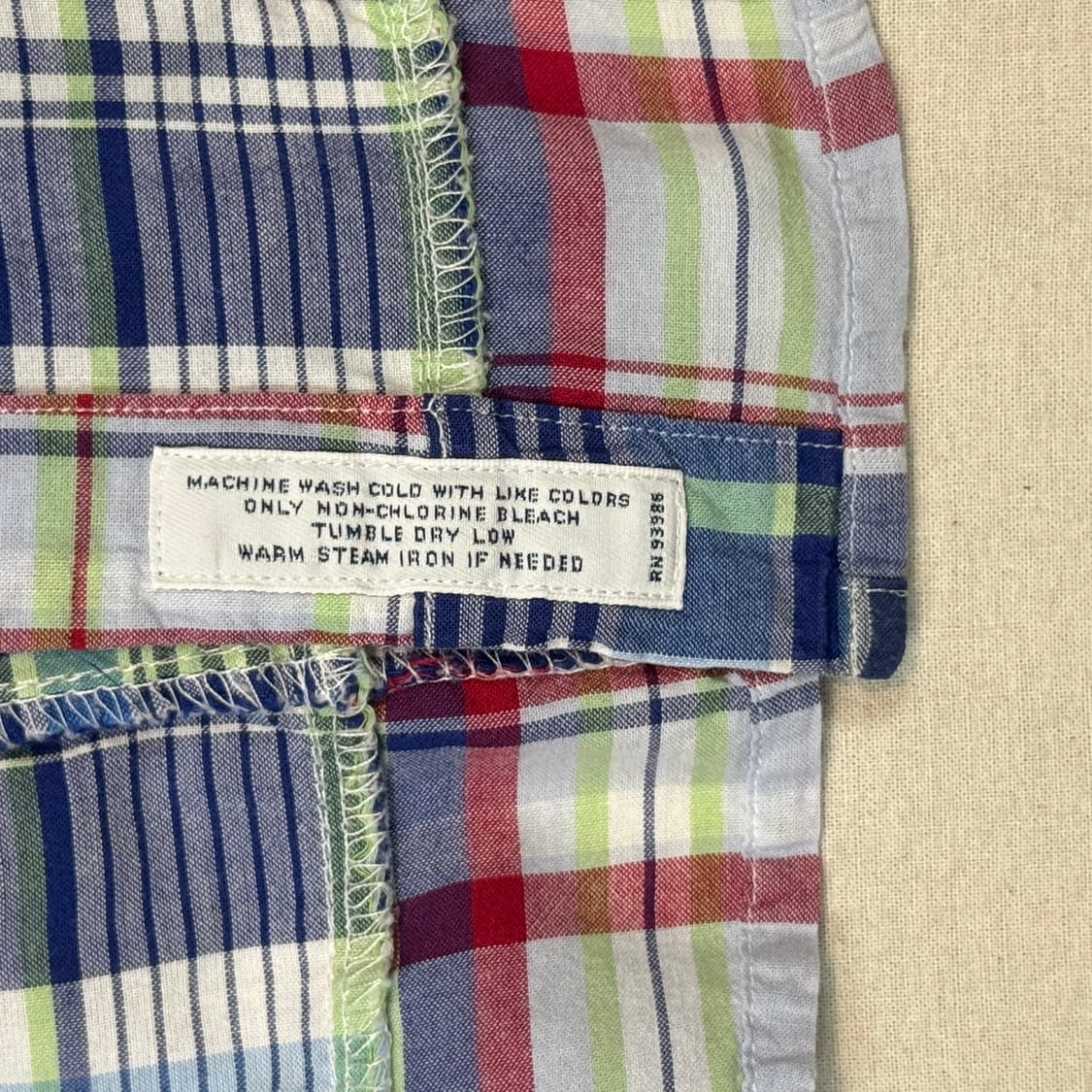 L) 브룩스 브라더스 리젠트핏 멀티 컬러 패치워크 셔츠 상품이미지7