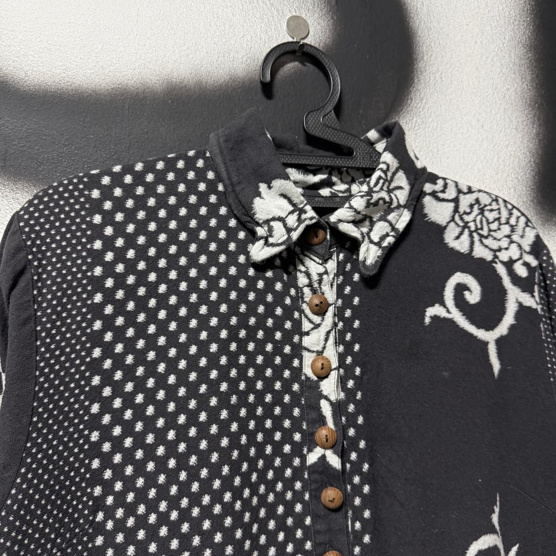 VTG 빈티지 재패니즈 오리엔탈 에스닉 셔츠 블라우스 상품이미지3