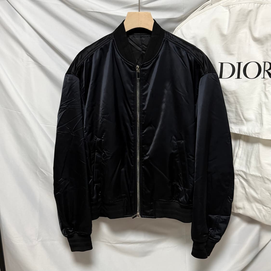 [S+급/54] 디올 X 피터도이그 백로고 블루종 봄버 자켓 상품이미지3