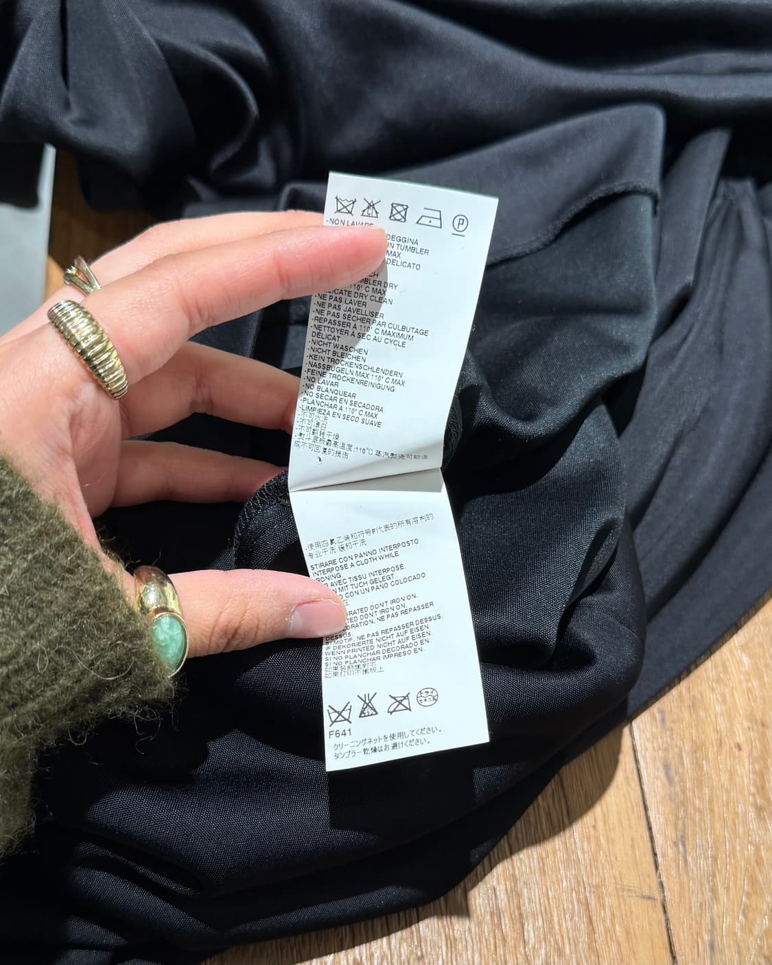 디스퀘어드2 블랙 비스코스 드레이프 드레스 상품이미지9