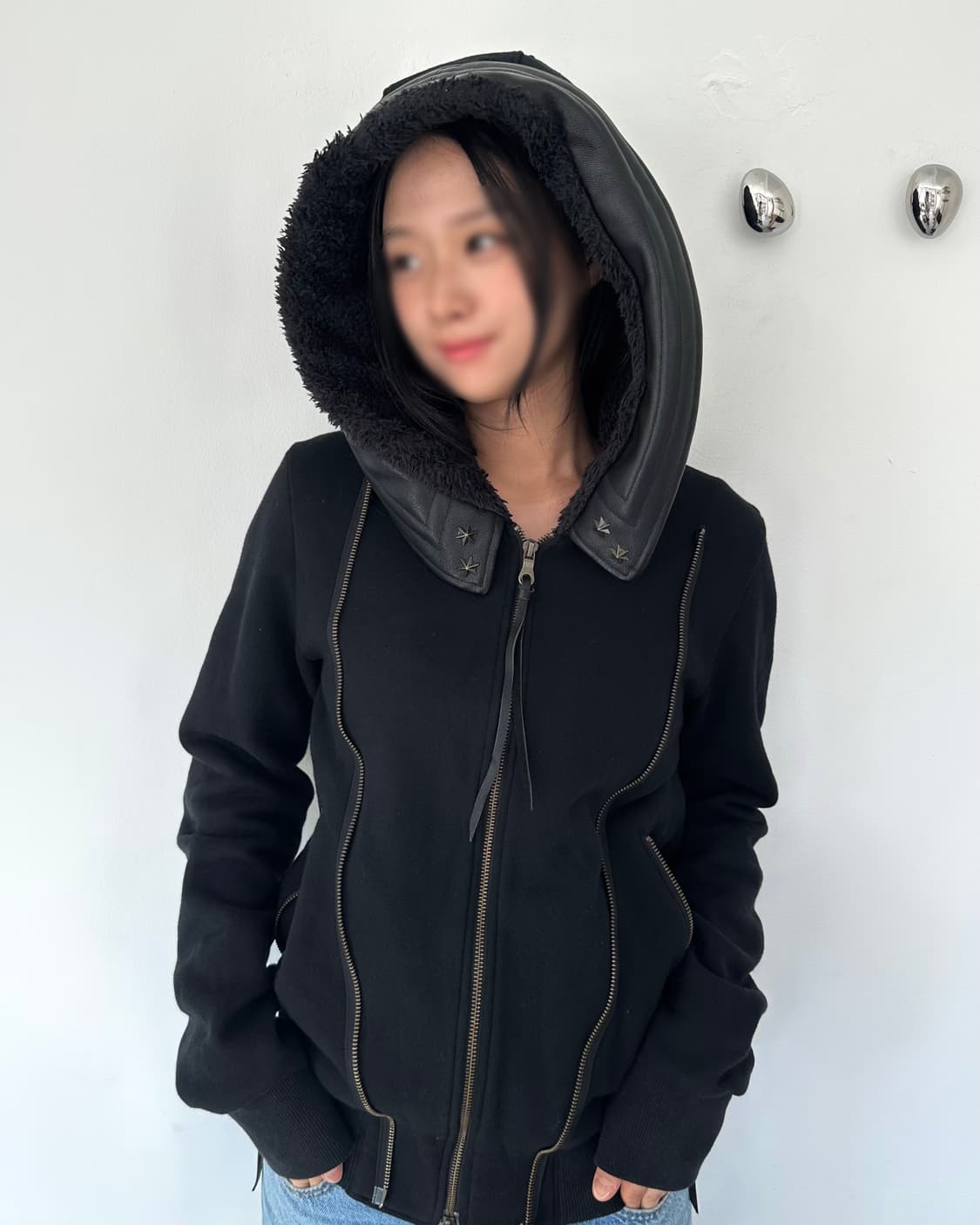 Obelisk 더블 집업 레이어드  상품이미지2