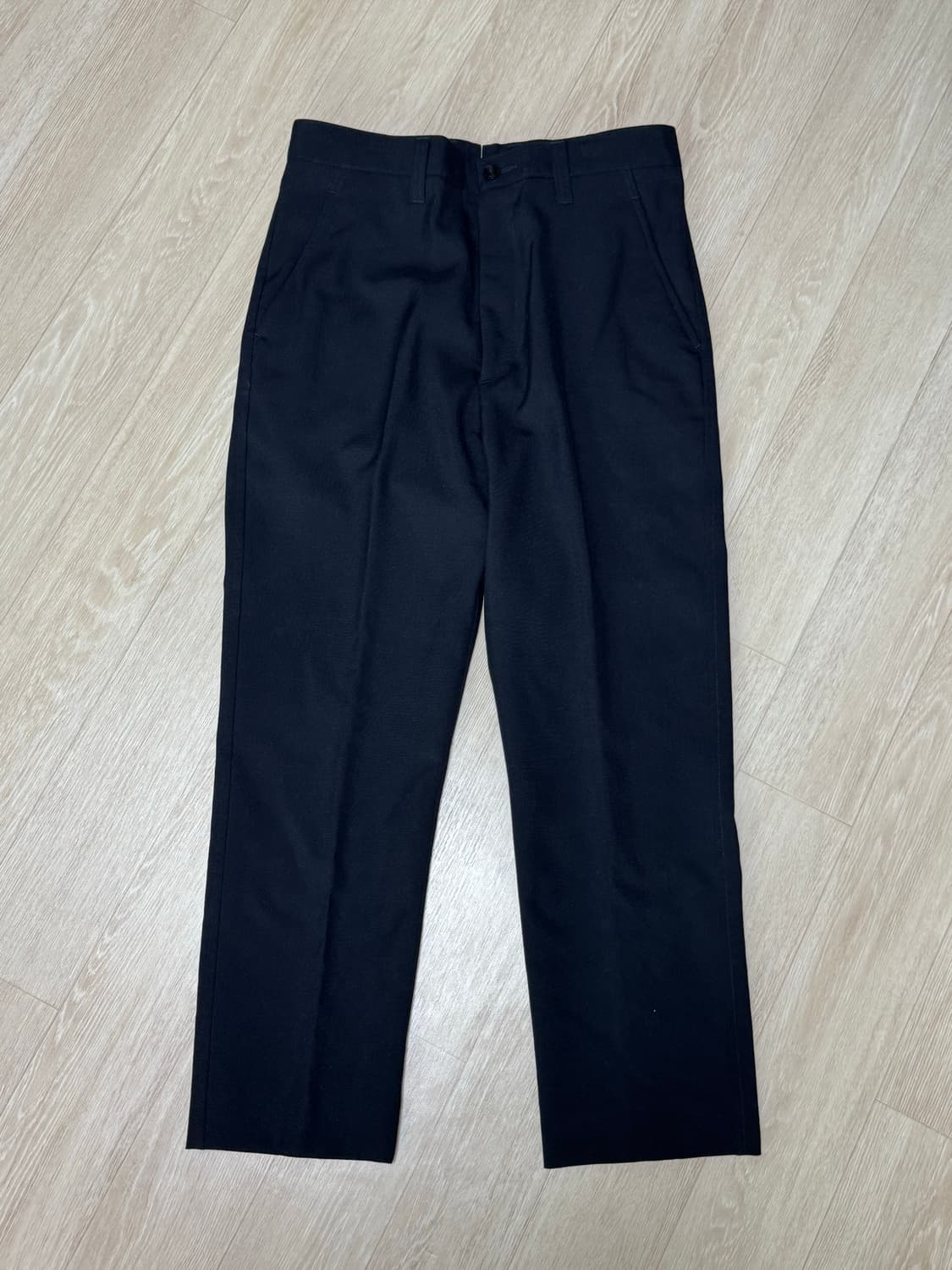 준야와타나베 맨 파나마 울 팬츠 네이비 상품이미지1