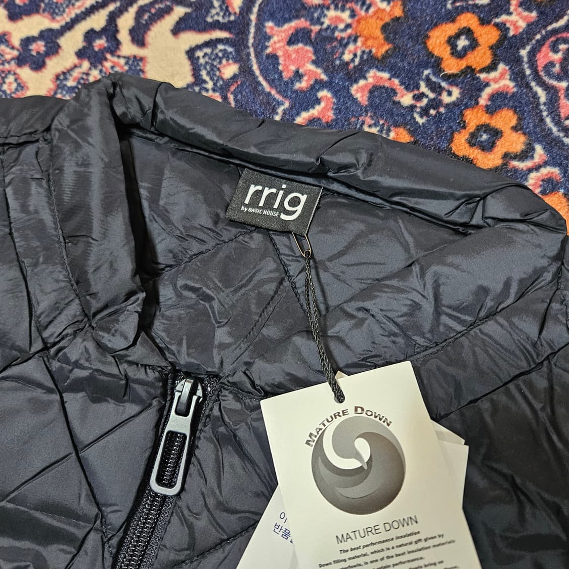 (새상품)리그(rrig) 유러피안 라이트 다운 경량 패딩 베스트 110 상품이미지5