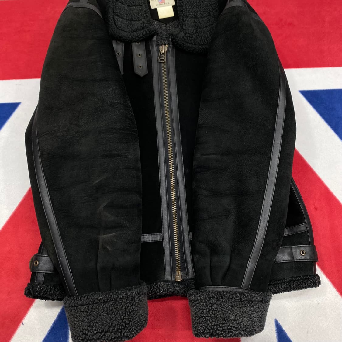 스웨이드 B-3 무스탕 실측 M -L  상품이미지7