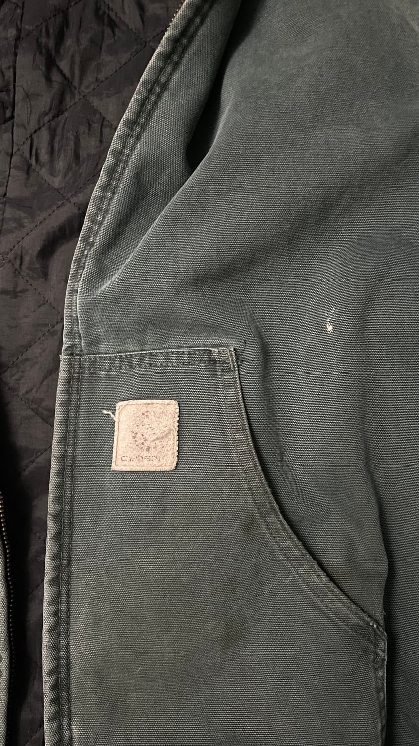 칼하트 덕 액티브자켓 JQ243 헌터그린 XL 상품이미지3