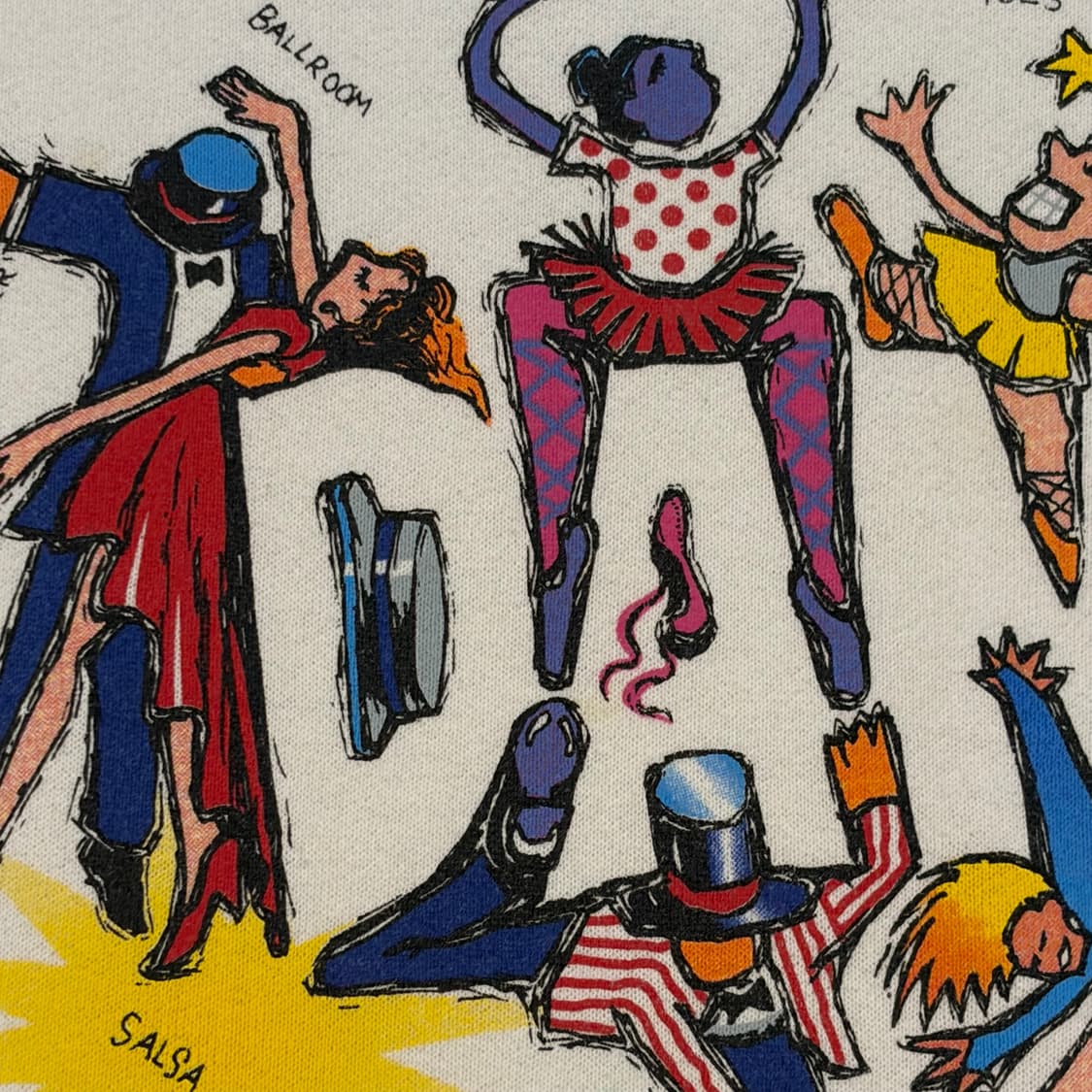 90s USA 미국 빈티지 DANCE 아트로고 맨투맨 상품이미지5