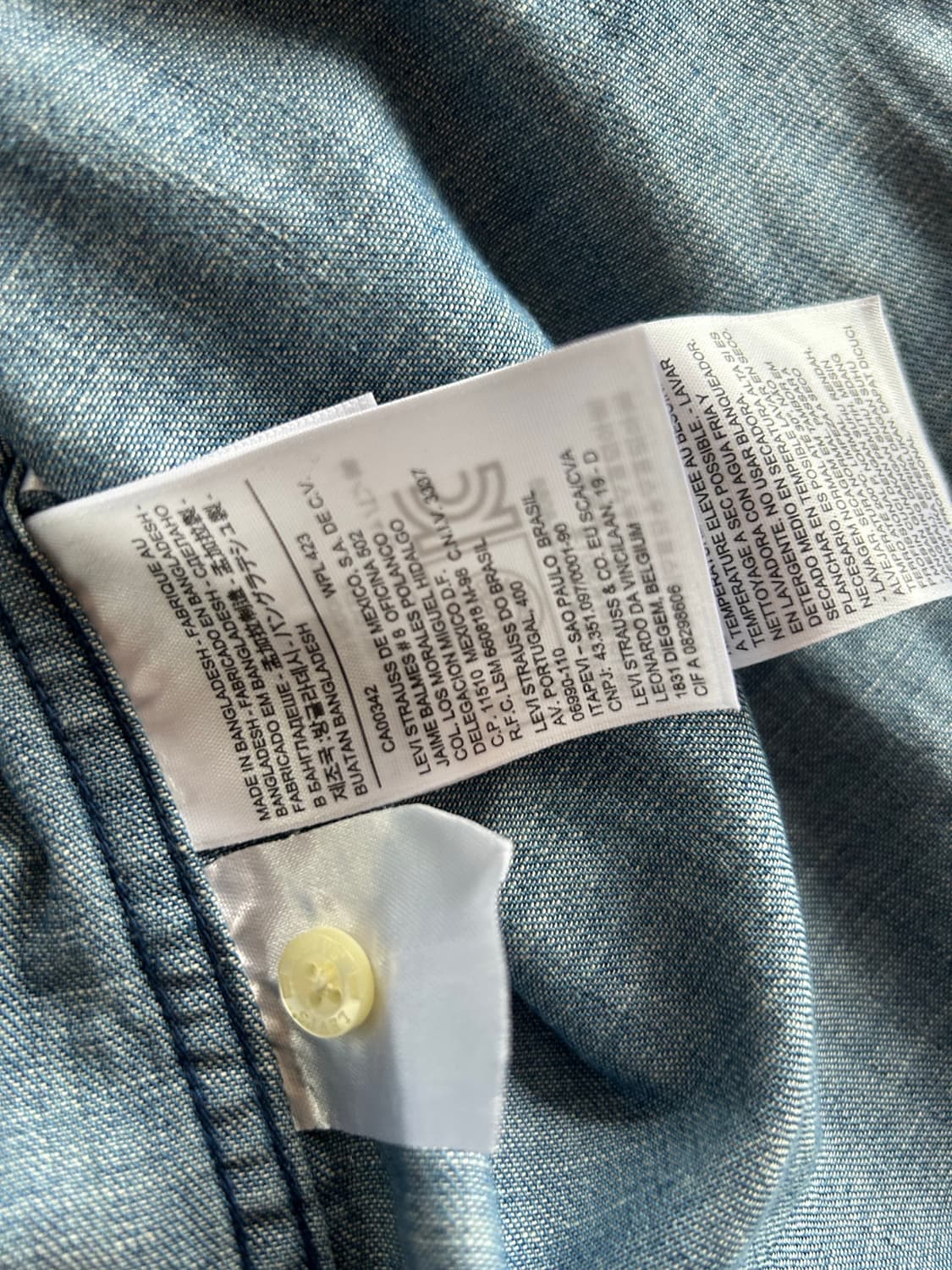 리바이스 데님 웨스턴셔츠 상품이미지4